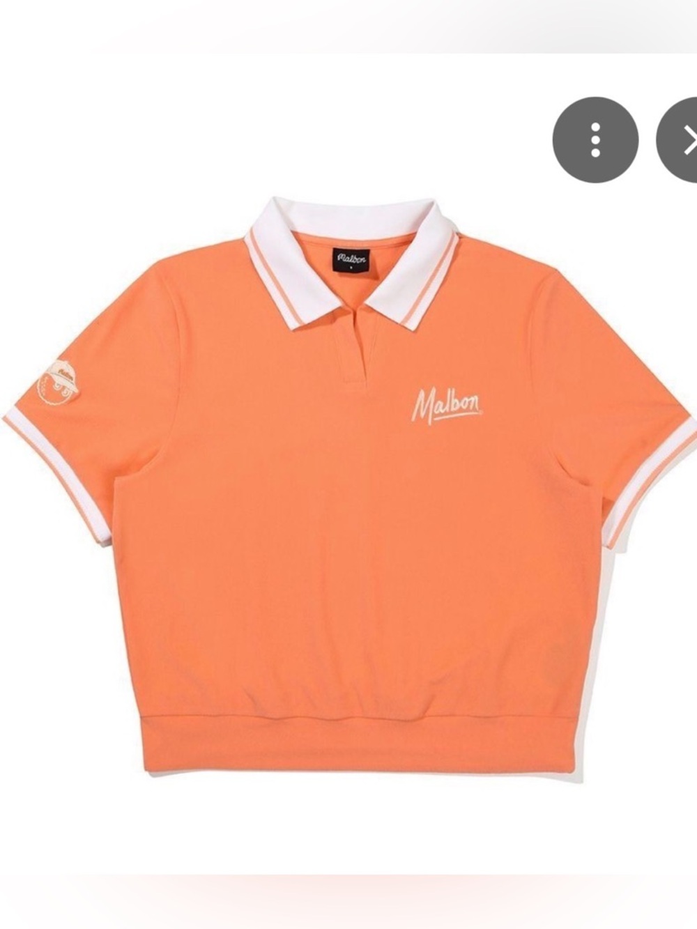 Malbon Golf cropped polo